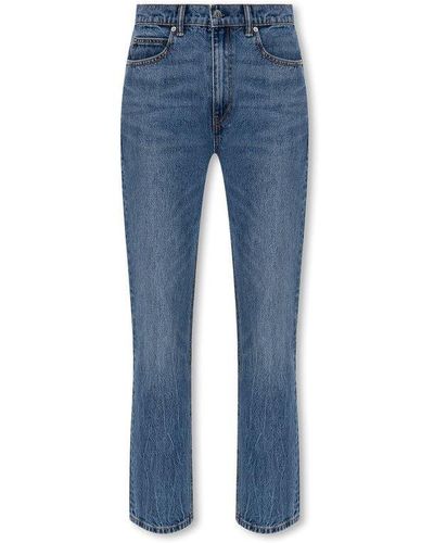 Alexander Wang Jeans With Logo - Blue
