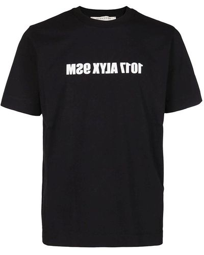 1017 ALYX 9SM T-shirt Mirrored Logo - Black