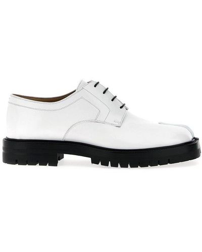 Maison Margiela 'taby Country' Lace Up Shoes - White