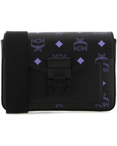 MCM Millie Colour Splash Crossbody Bag - Black