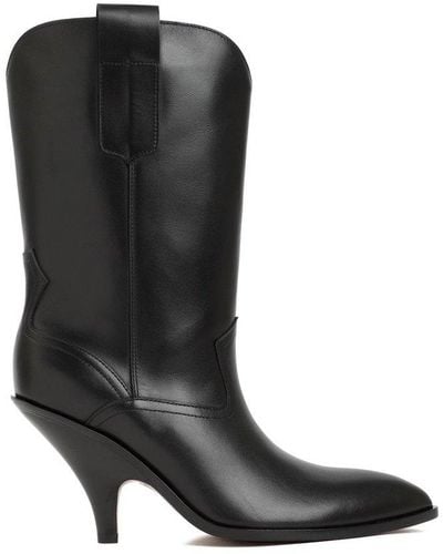 Bally Lavyn Pointed Toe Boots - Black