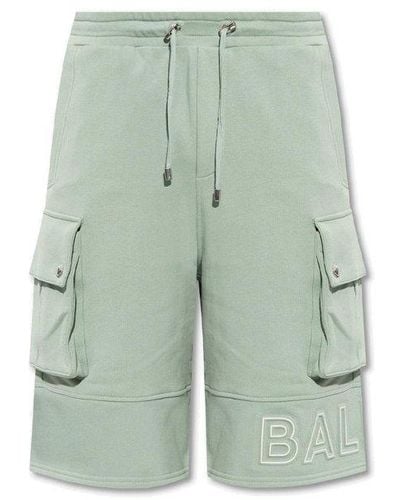 Balmain Cargo Shorts - Green