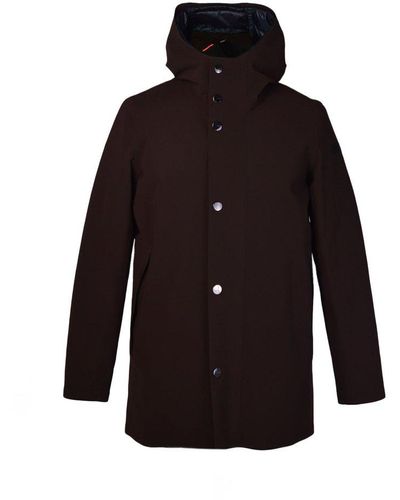 Rrd Buttoned Long-sleeved Coat - Black
