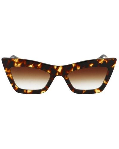 Dita Eyewear Metal Sunglasses - Brown