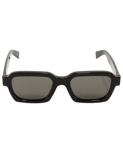 Retrosuperfuture Caro Rectangular Frame Sunglasses - Black