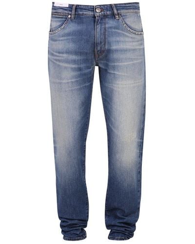 PT01 Faded Slim Fit Jeans - Blue