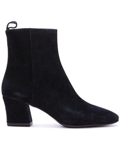 Ash Ilona Pointed Toe Ankle Boots - Black