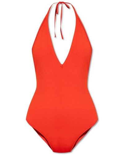 Bottega Veneta One-Piece Swimsuit - Red