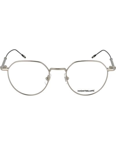 Montblanc Round Frame Glasses - Metallic