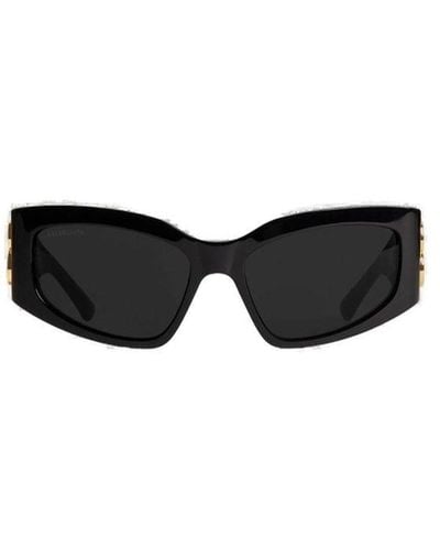 Balenciaga Bossy Cat-eye Frame Sunglasses - Black