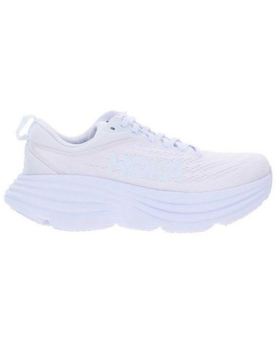 Hoka One One Bondi 8 Lace-up Trainers - White