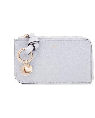 Chloé Leather Wallet, - White