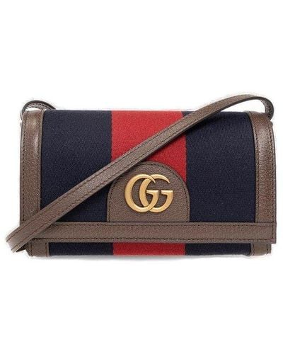 Gucci Shoulder Bag With Logo, - Brown