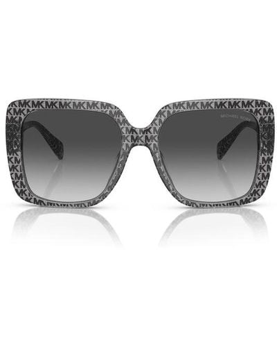 Michael Kors Mallorca Square Frame Sunglasses - Gray