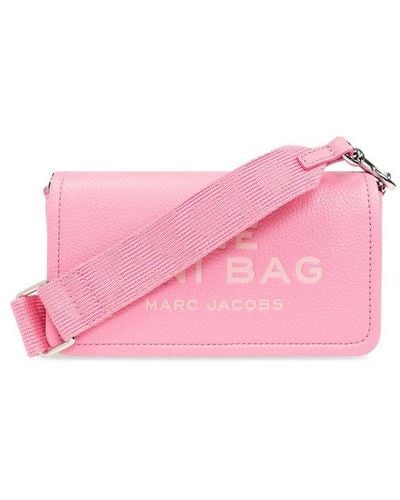 Marc Jacobs 'the Mini Bag' Leather Shoulder Bag, - Pink
