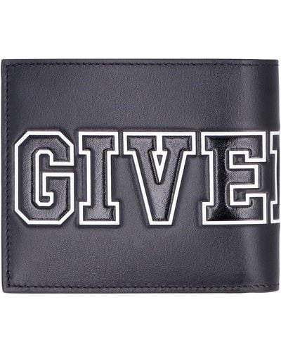 Givenchy Logo Leather Wallet - Black