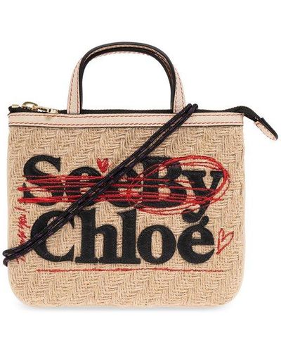 See By Chloé 'see By Bye' Shoulder Bag, - Natural