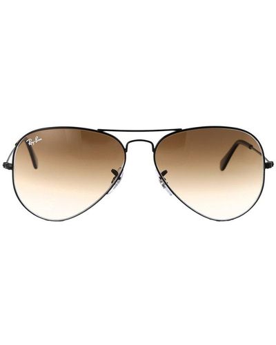 Ray-Ban Aviator Frame Sunglasses - Natural