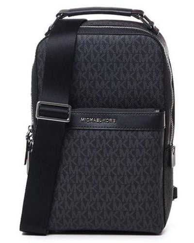 MICHAEL Michael Kors Hudson One-shoulder Bag With Logo - Blue