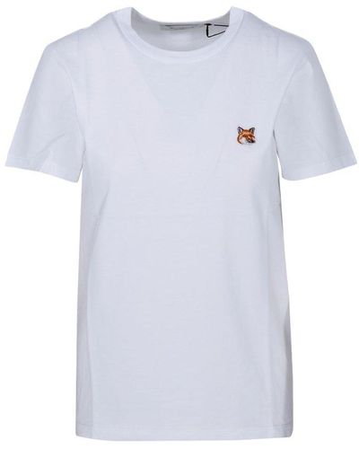 Maison Kitsuné Fox Head Patch Classic T-shirt - White