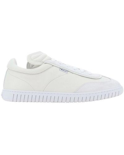 Bally Logo Patch Detail Low-top Trainers - White