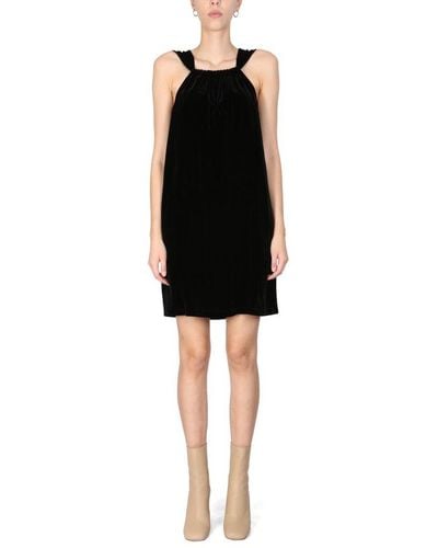 Boutique Moschino Trapeze Mini Dress - Black