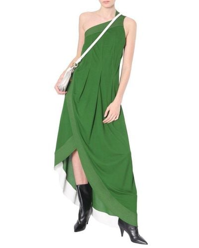 Givenchy One-shoulder Dress - Green