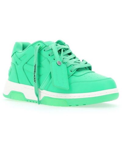 Off-White c/o Virgil Abloh Out Of Office Lace-up Sneakers - Green