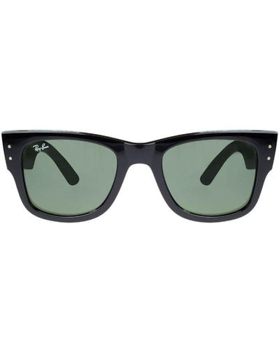 Ray-Ban Mega Wayfarer Square Frame Sunglasses - Green