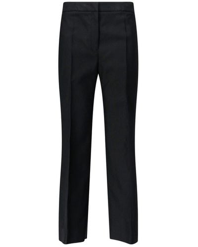 Jil Sander Straight Leg Tailored Trousers - Black