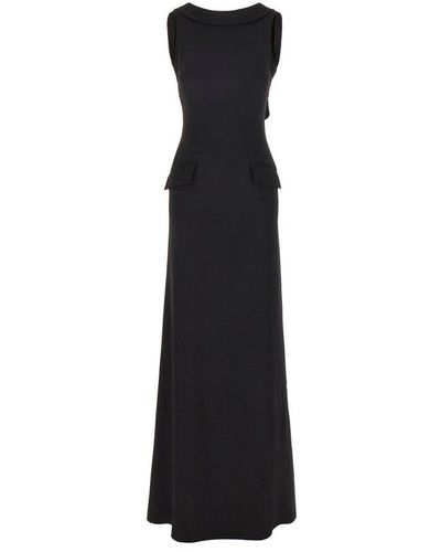 Alberta Ferretti Long Dresses - Black