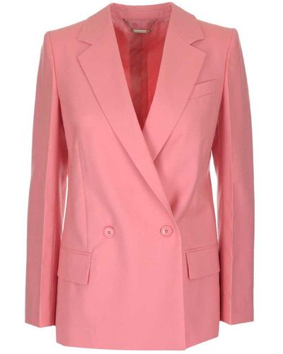 Givenchy Double Breasted Tailored Blazer - Pink