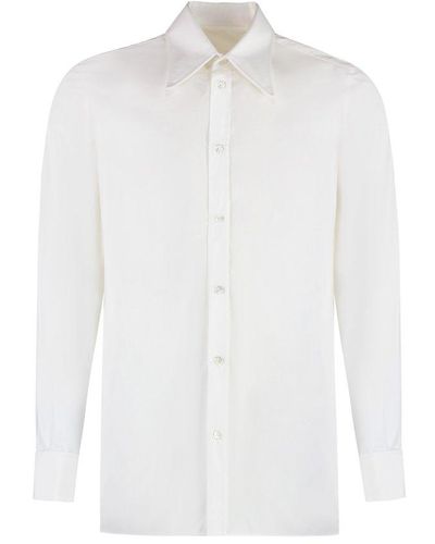 Maison Margiela Side Slit Buttoned Shirt - White