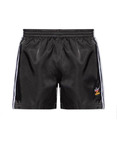 adidas Originals Shorts With Logo - Black