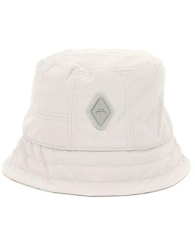 A_COLD_WALL* A Cold Wall Padded Bucket Hat - White