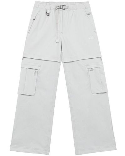 Nike Acg Smith Summit Belted Cargo Pants - White