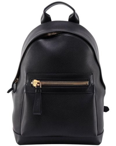 Tom Ford Two Way Zipped Backpack - Black