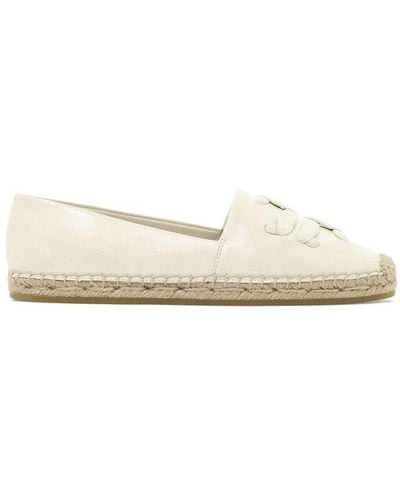 Tory Burch Woven Double T Slip-on Espadrilles - White