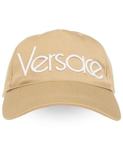 Versace Baseball Cap, - Natural