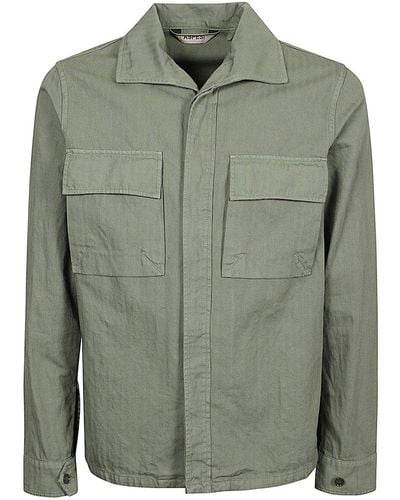 Aspesi Pocket Zipped Shirt Jacket - Green
