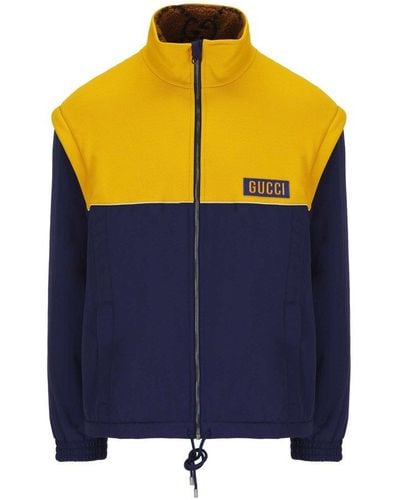 Gucci Detachable-sleeved Technical Jacket - Blue