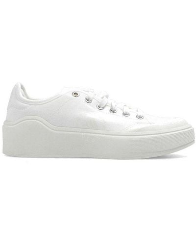 adidas By Stella McCartney Court Lace-up Sneakers - White