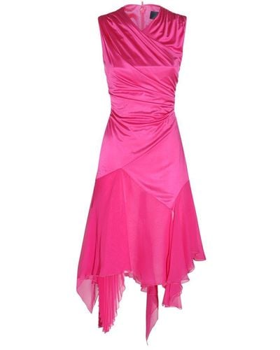 Versace Glossy Viscose Dress - Pink