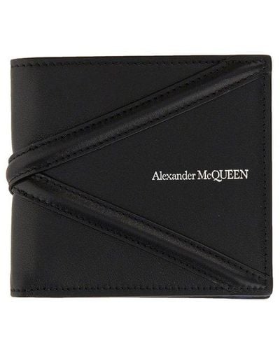 Alexander McQueen The Harness Billfold Wallet - Grey