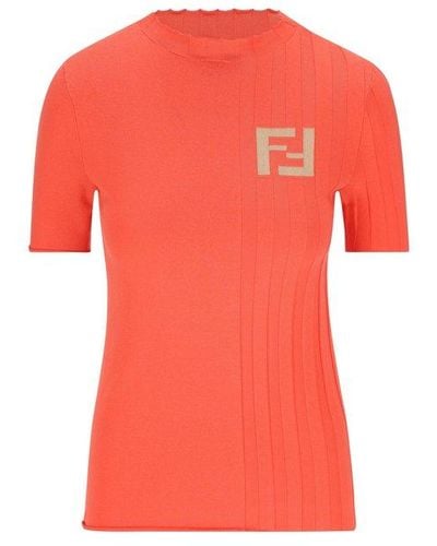 Fendi T-Shirts And Polos - Red