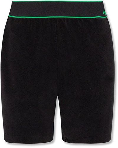 Bottega Veneta Shorts With Logo - Black