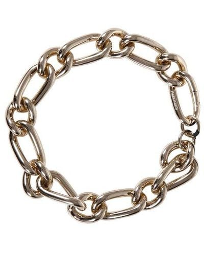 Max Mara Urbania Chained Necklace - Metallic