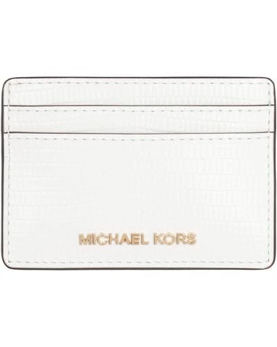 MICHAEL Michael Kors Michael Kors Jet Set Logo Lettering Cardholder - Black