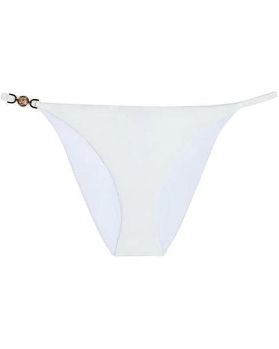 Versace Medusa-plaque Chain-detail Bikini Bottoms - White