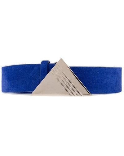 The Attico Leather Belt - Blue
